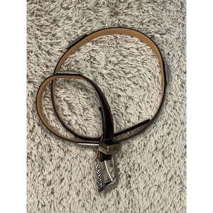 Brighton Women's dark brown‎ leather belt S44509 - 31in